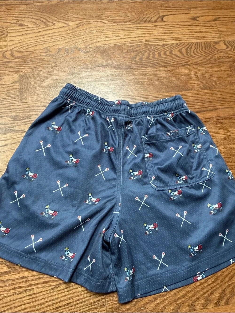 GOAT USA Men's Mesh Shorts with Lacrosse print Size Small